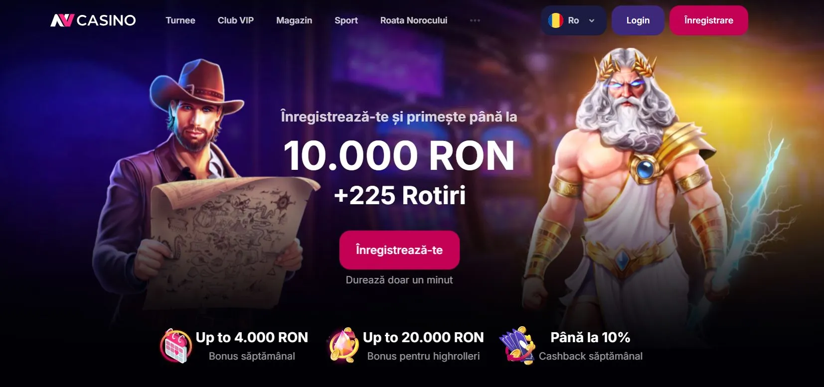 Lista cazinouri online NV Casino